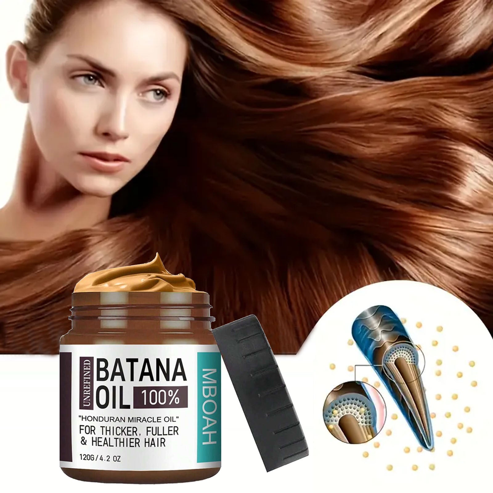 Batana Oil - Hair Growth and Smoothing Care Oil