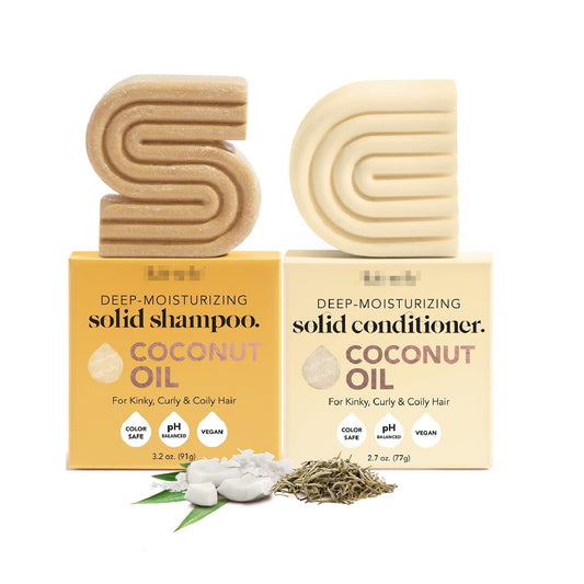 Coconut Oil Shampoo and Conditioner Set