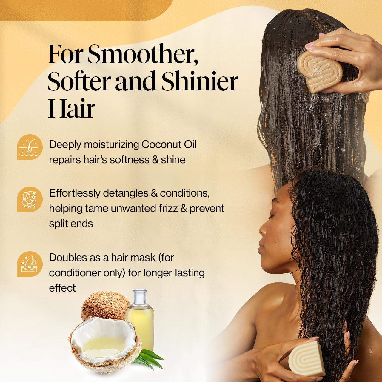 Coconut Oil Shampoo and Conditioner Set