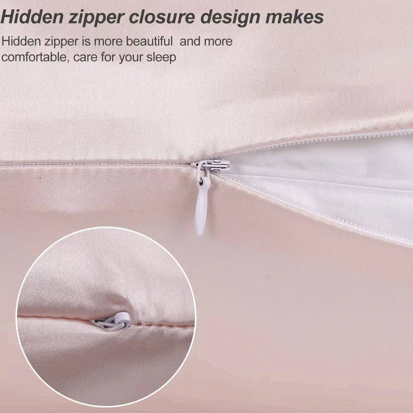 Washed Silk Imitation Silk Pillowcase