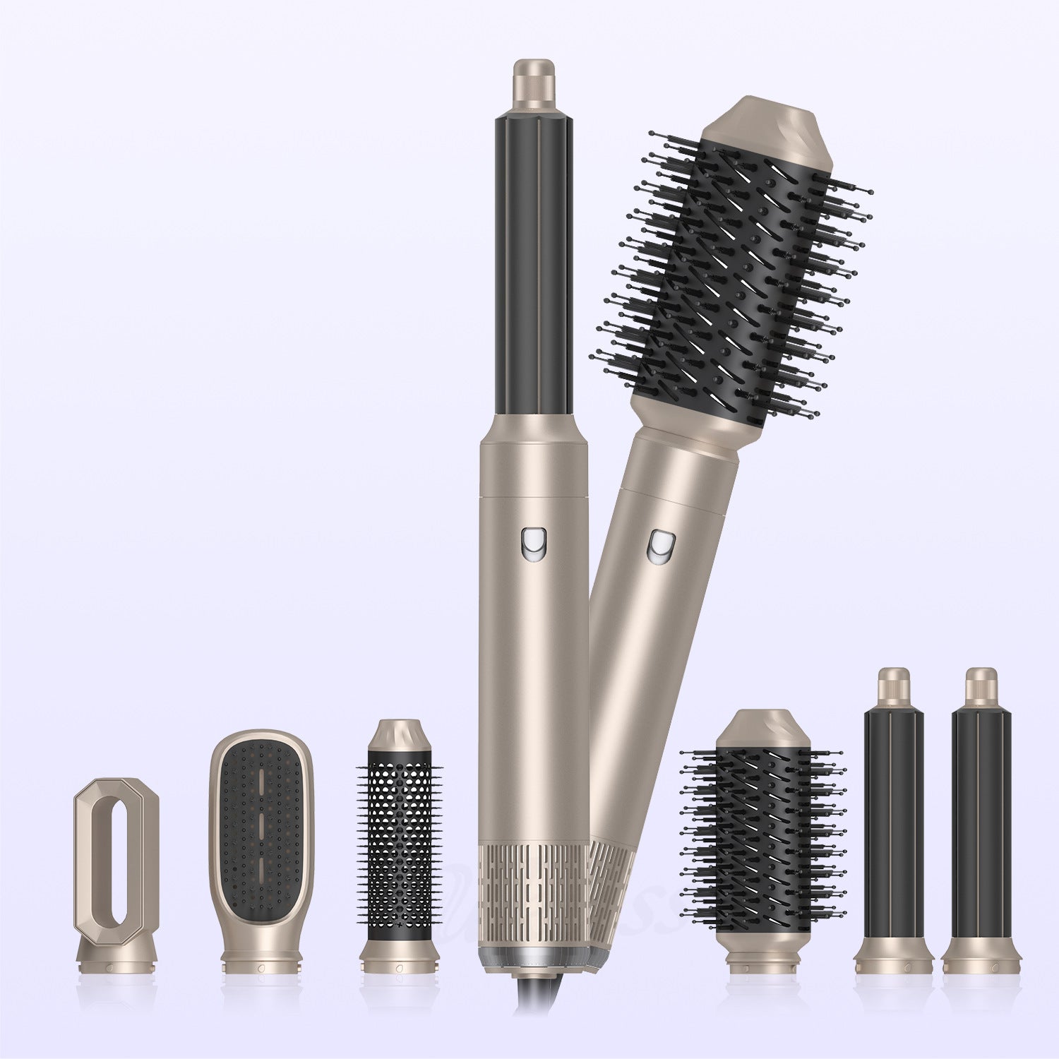 six-in-one noise reduction hair dryer, wind drum, curling iron, all-in-one hair dryer, comb straight hair