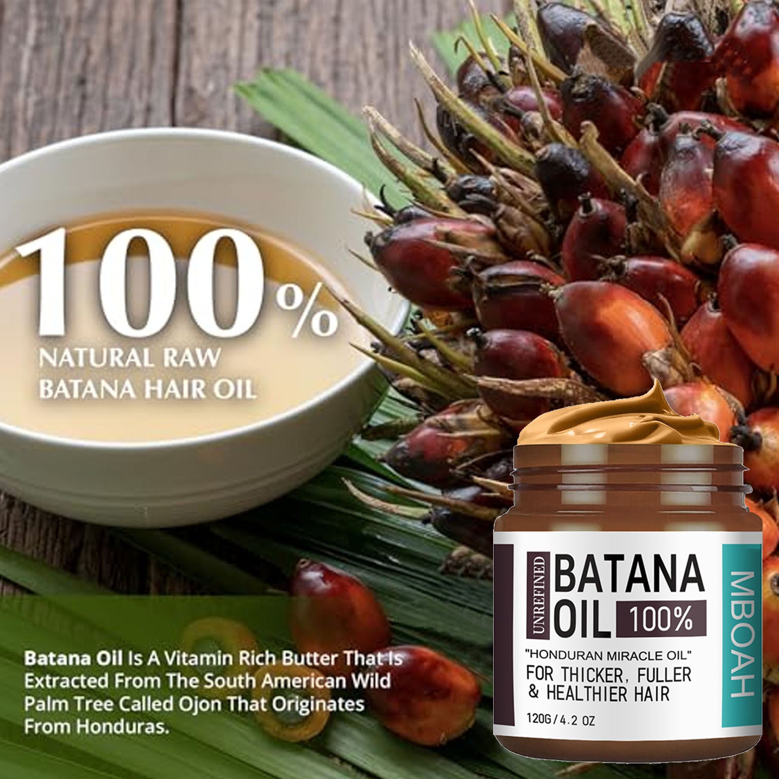 Batana Oil - Hair Growth and Smoothing Care Oil