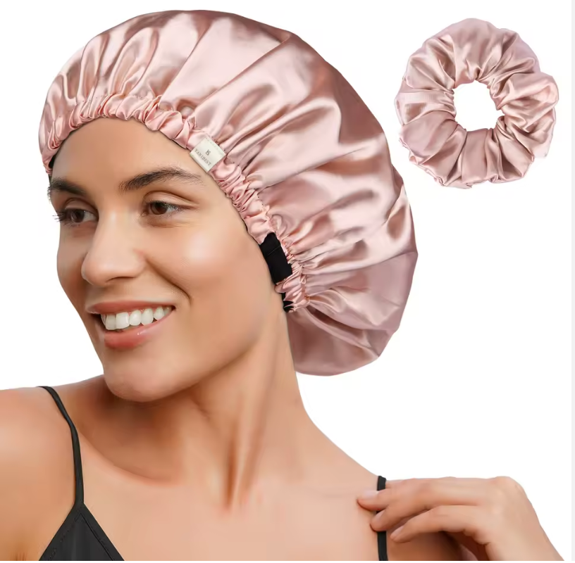 Satin Bonnet Silk  - Women with curly hair
